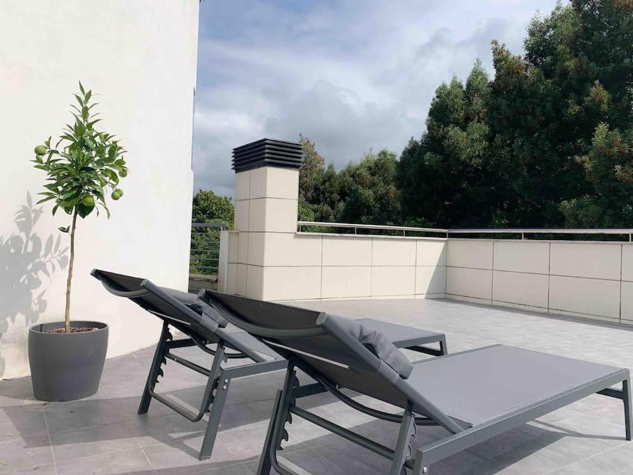 Apartmán Atico Con Esplendida Terraza Comillas Exteriér fotografie
